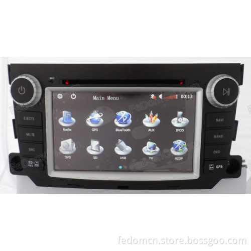 Car DVD Player for Benz Smart Fortwo with GPS Navi Autoradio Bluetooth Audio Multimedia (FD-9837)